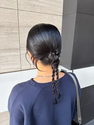 ミディアム レイヤー/エクステ ✨花奈のヘアスタイル