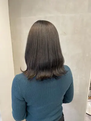 ミディアム カラー 髪質改善🌱 高橋みなみのヘアスタイル