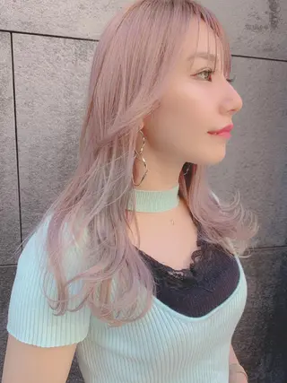 セミロング カラー ひらやま りょういちのヘアスタイル