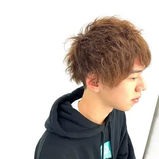 パーマ メンズ 柏メンズカットパーマ NO.1タイチのヘアスタイル