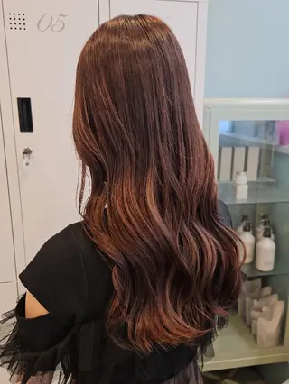 ロング カラー ミク🇰🇷 /Agu hairのヘアスタイル