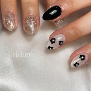 ミディアム ネイル richeri beautyのネイルデザイン