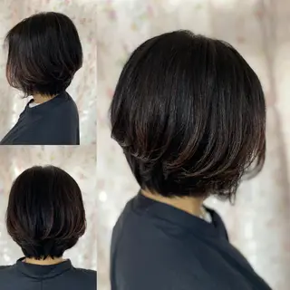 ショート パーマ glosstokyo所属・縮毛矯正技師須藤玲人 髪質改善師ゴトウのヘアスタイル