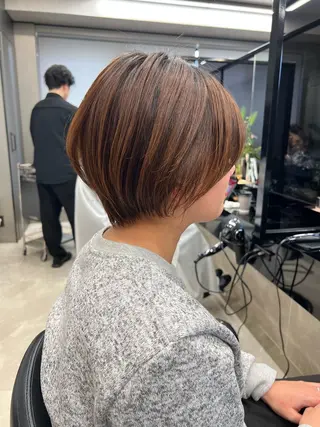 ショート カラー LA KING GINZA TOKYO所属・🧡ショートの達人 🧡SHOのヘアスタイル