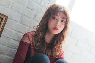 ミディアム Ash 店長　山下達也のヘアスタイル