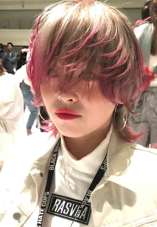 ミディアム 福元 保雄のヘアスタイル