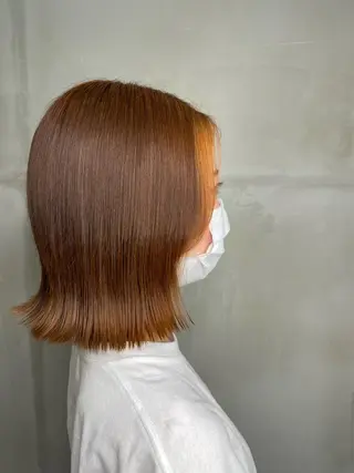 カラー 益 佑夏のヘアスタイル