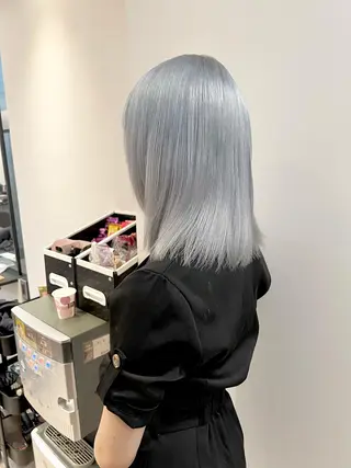 ミディアム カラー パーマ ヘアアレンジ メンズ キッズ ネイル マツエク・マツパ アイブロウ nico TOKYO 渋谷所属・ブリーチ　ハイトーン 特化🌈フジタハルキのヘアスタイル
