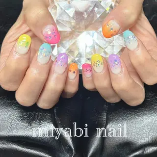 ネイル miyabi nail 桂川駅近くのネイルデザイン