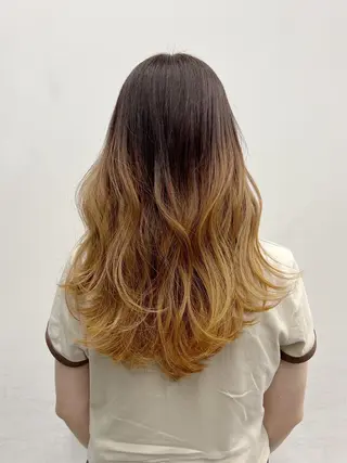 ロング カラー 【公式】amble luxe 中野のヘアスタイル