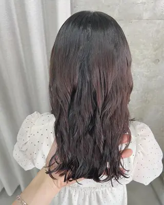 ミディアム パーマ ボブパーマコテ巻き風 パーマNo1深江秀平のヘアスタイル