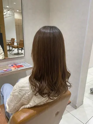 ロング 海老名で韓国風 HANA🌷のヘアスタイル