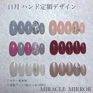 ネイル ミラクルミラー 町野のネイルデザイン
