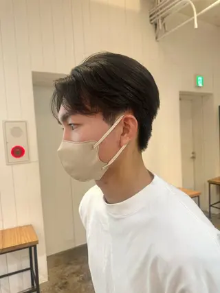 メンズ Haruka 🎀暖色カラーのヘアスタイル