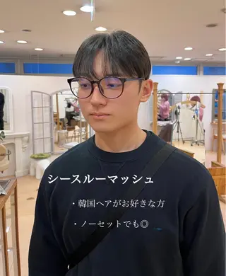 ロング パーマ 💠つたふうか/ 韓国/メンズヘア💠のヘアスタイル