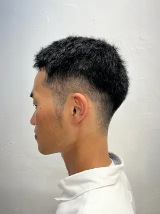 メンズ YUZUKI/艶カラ ー/丸みショートのヘアスタイル