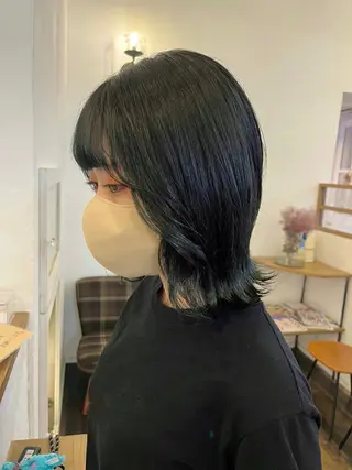 ミディアム カラー 伊藤ゆかり/髪質改善 /透明感カラーのヘアスタイル