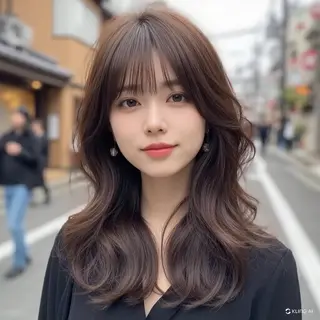 セミロング ブリーチ指名🥇/ ボブ/HISAKIのヘアスタイル