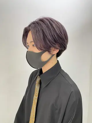 ショート カラー 飯塚 青空のヘアスタイル