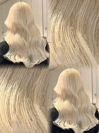 ロング カラー ベレーザ渋谷所属・圧倒的クオリティのブ リーチ/Tomokiのヘアスタイル