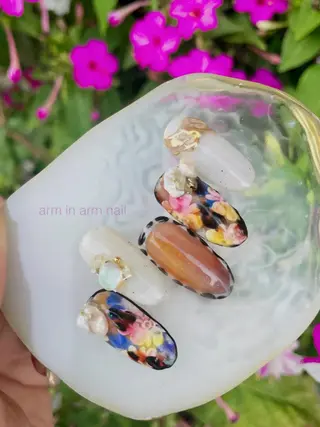 ネイル arm in arm ︎✿Yamamotoのマツエク・マツパデザイン