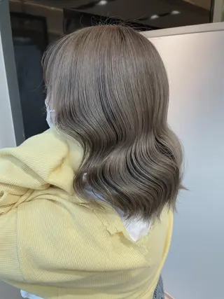 ミディアム カラー 髪質改善カラー🦋 田村のヘアスタイル
