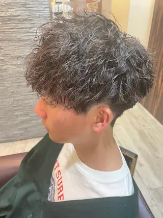 パーマ メンズ 仙台/メンズ/ フェザー/リョウのヘアスタイル