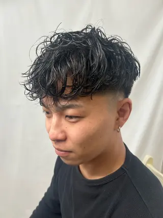 パーマ メンズ 松尾 乾伸のヘアスタイル