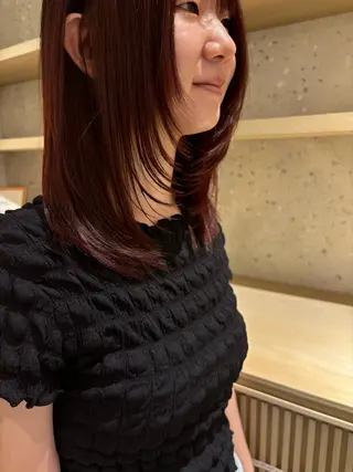 ミディアム 💫扱いやすい ／レイヤー/小林陸のヘアスタイル