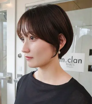 ショート make'sharajukum'clan所属・艶髪/ショートボブ /KYOYAのヘアスタイル