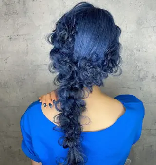 ヘアアレンジ メンズモテパーマ💙 fuwaのヘアスタイル