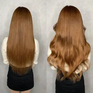 カラー 💎馴染むエクステ ×カラーTOMO💎のヘアスタイル