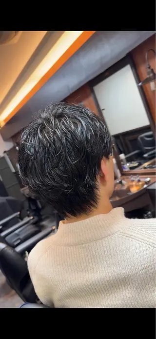 ミディアム メンズ Smail Hair 大森店所属・安立 玲於のヘアスタイル