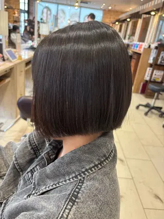 ミディアム 岡山 綺更のヘアスタイル