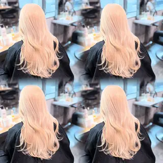 ロング カラー 横浜ハイトーン特化‎ ‎🤍美容師ヨシキのヘアスタイル