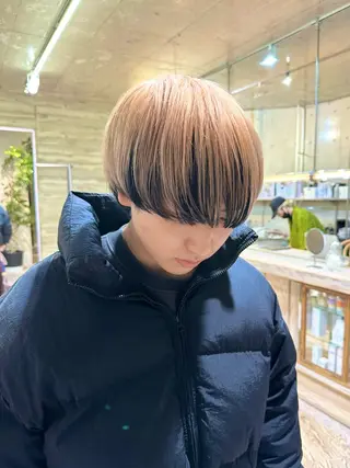 ショート カラー メンズ kai .のヘアスタイル