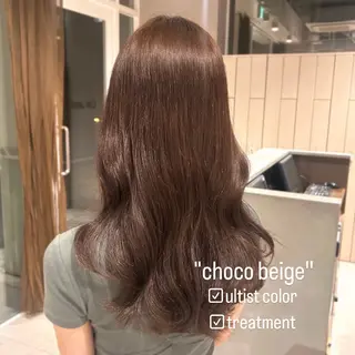 ロング カラー ミディアムヘア Chifumiのヘアスタイル