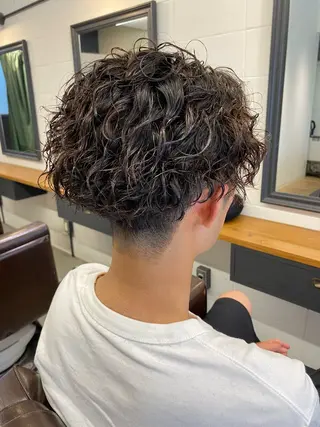 ミディアム メンズ 前原 凌汰のヘアスタイル