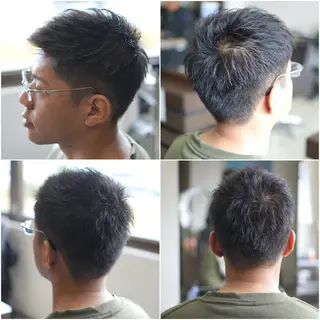 ショート メンズ 中島 剛のヘアスタイル