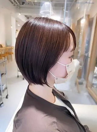 ショート 安永 涼のヘアスタイル