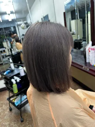 ミディアム カラー 後藤 弓佳のヘアスタイル