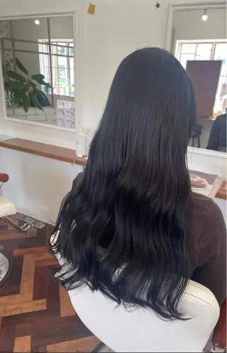 ロング カラー mopa所属・mopa_kaede 暖色カラー/ロングのヘアスタイル