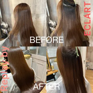 ロング REPLAY by ECLART 大宮駅東口店【リプレイバイエクラート大宮駅東口店】所属・縮毛矯正/髪質改善/ 田中吉将のヘアスタイル