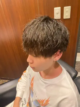 ミディアム メンズ 祐川 寛太のヘアスタイル