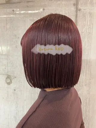 ミディアム カラー 女性に人気♪ はやしほのかのヘアスタイル