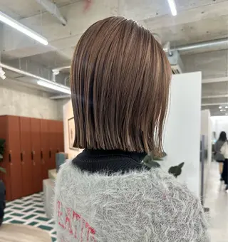 ショート カラー noe所属・KURUMI /透明感カラー/ボブのヘアスタイル