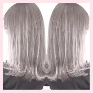 ミディアム カラー シシド ユウスケ Aceのヘアスタイル