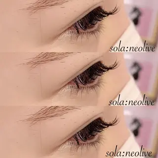 マツエク・マツパ sola: neolive山崎のマツエク・マツパデザイン