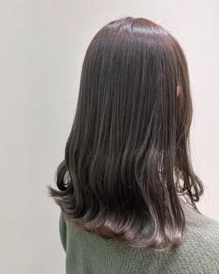 ミディアム カラー 暗髪/艶髪/Ono .のヘアスタイル