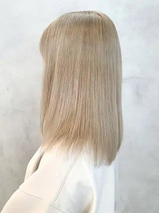 ミディアム カラー パーマ ヘアアレンジ ITbyALBUM 松戸のヘアスタイル